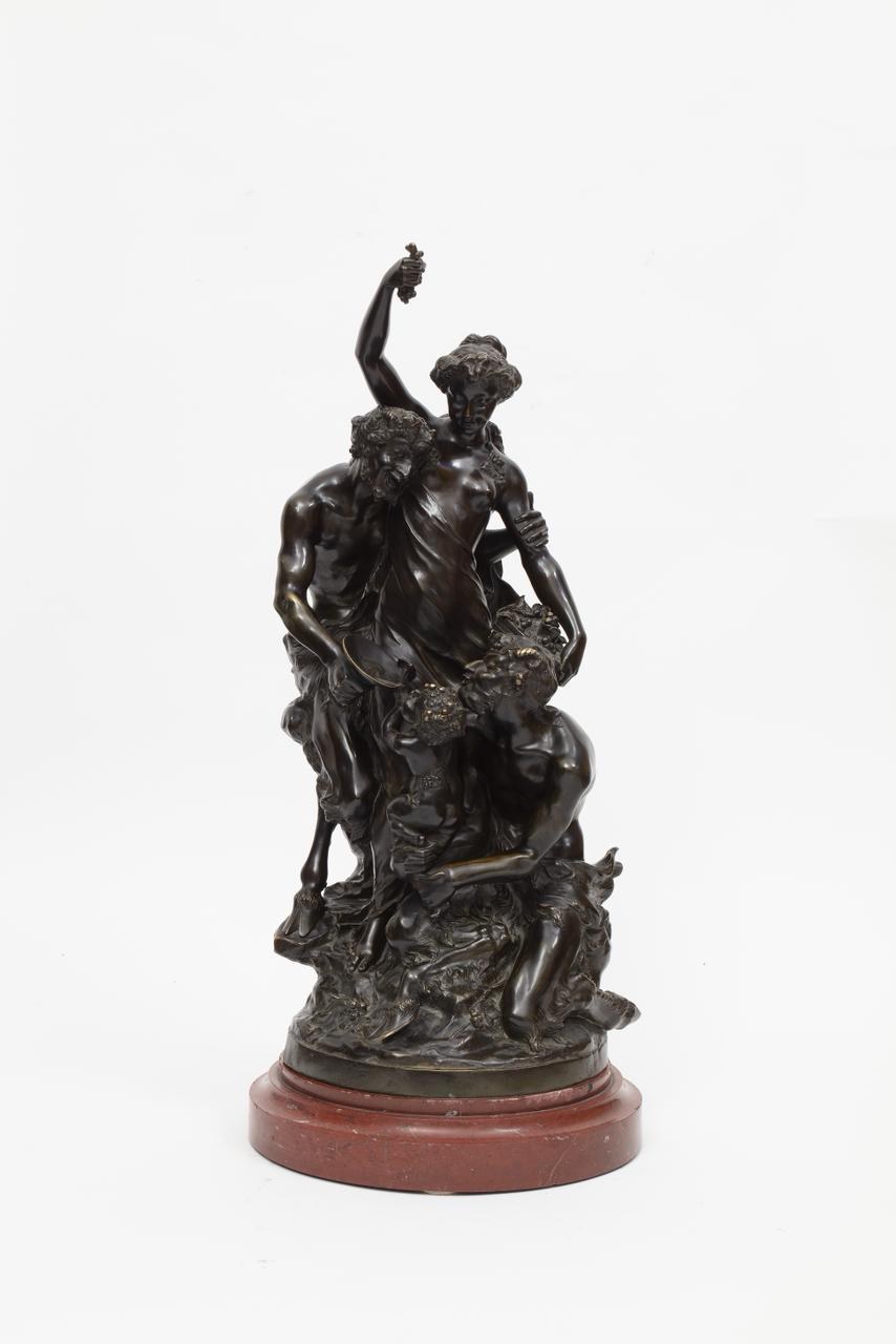 Escultura en bronce Baco de Clodion